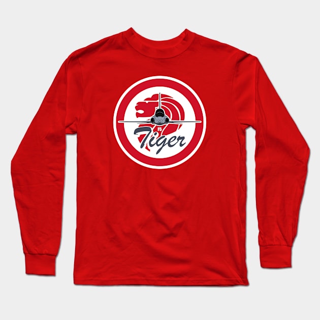 Singapore Air Force F-5 Tiger Long Sleeve T-Shirt by TCP